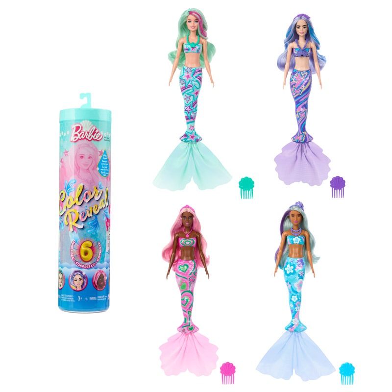 Mattel Barbie Color Reveal Ονειρικές Γοργόνες (HRK12)