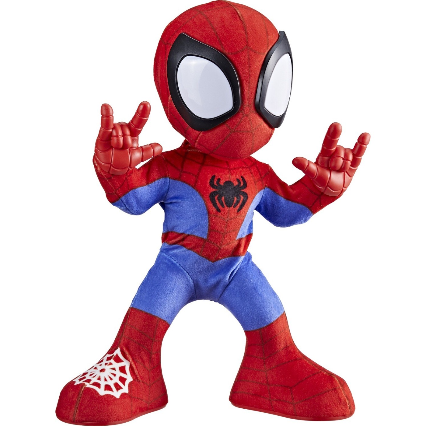 Hasbro Spiderman Marvel Spidey And His Amazing Friends Dance N Crawl Spidey Λούτρινο Με Φώτα Και Ήχος (F6722)