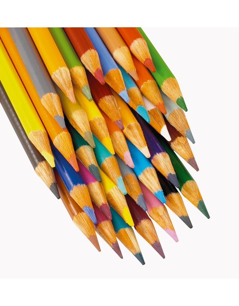 Crayola 24 Coloured Χρωματιστές Ξυλομπογιές (3624)