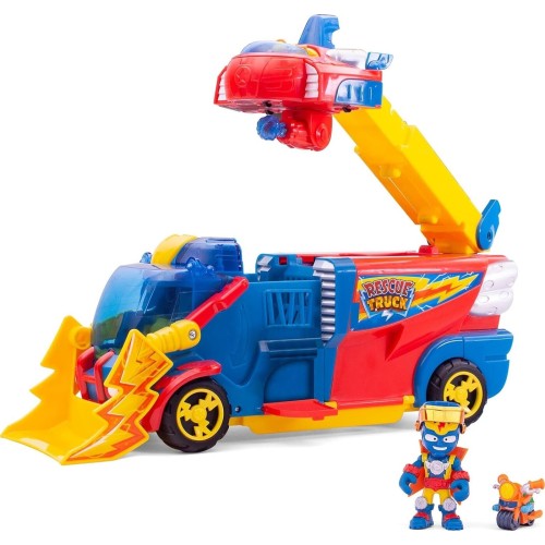 AS Company Superzings Superthings Rescue Truck – Όχημα Με Φώτα Και Ήχους 2 Σε 1 Rescue Truck (1013-62115)