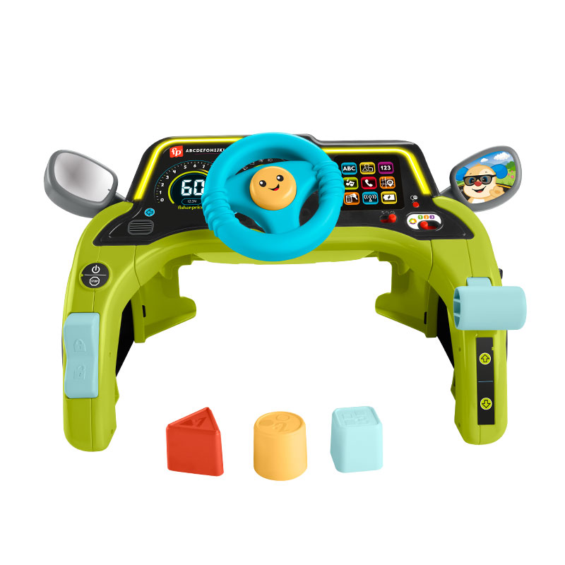 Fisher Price Laugh & Learn Sit & Steer Driver Εκπαιδευτικό Αυτοκινητάκι (HYR91)