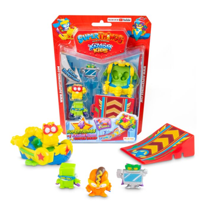 Superthings Μικροπλάσματα Kazoom Kids Blister 4 Φιγούρες Με Αξεσουάρ (1013-61606)