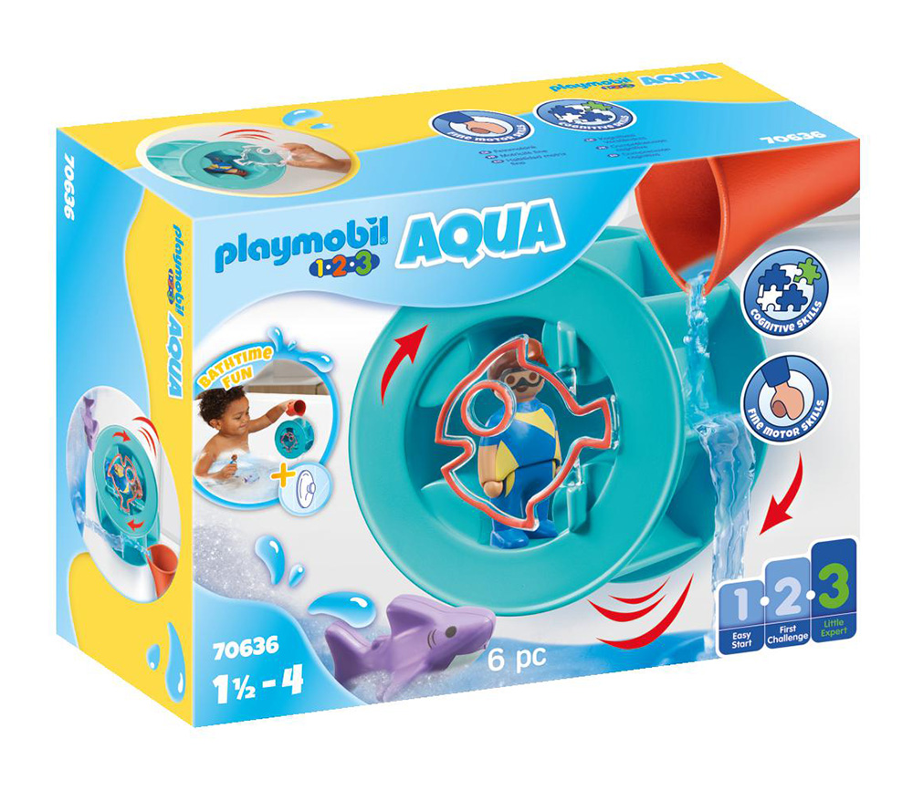 1.2.3 Aqua Water Wheel Νερόμυλος με καρχαριάκι (70636)