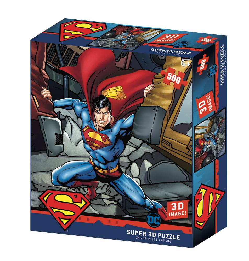 3D Effect Puzzle Superman Strength (500τμχ) 32523