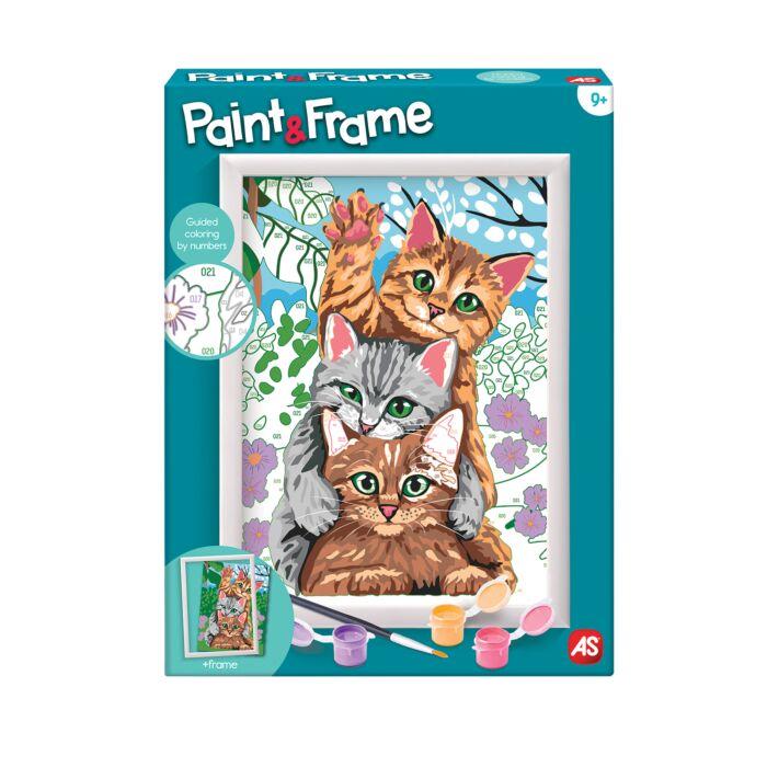 AS Company Paint & Frame Ζωγραφίζω Με Αριθμούς Funny Kitties (1038-41010)