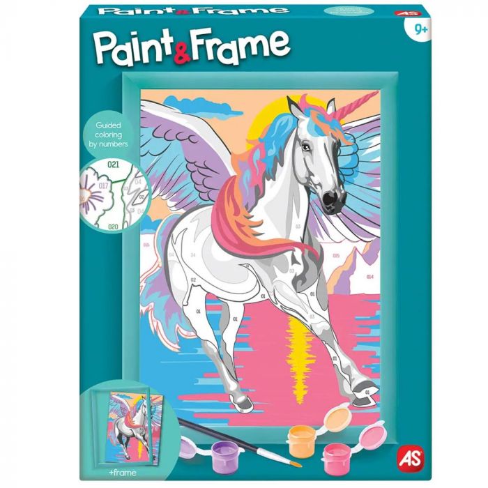 AS Company Paint & Frame Ζωγραφίζω Με Αριθμούς Magic Unicorn (1038-41016)