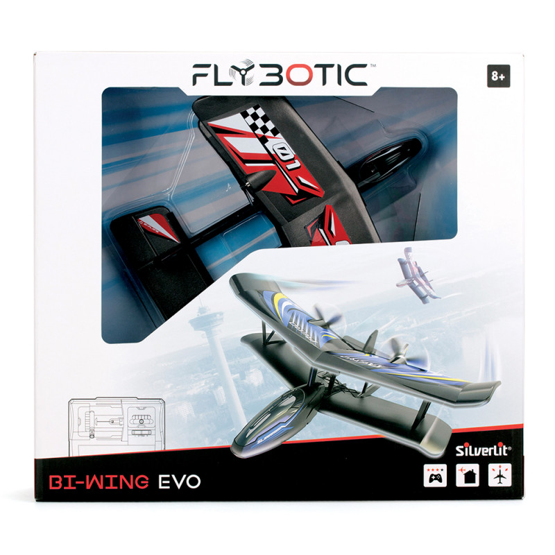 As Silverlit Flybotic Bi-Wing Evo Τηλεκατευθυνόμενο Αεροπλάνο (7530-85739)