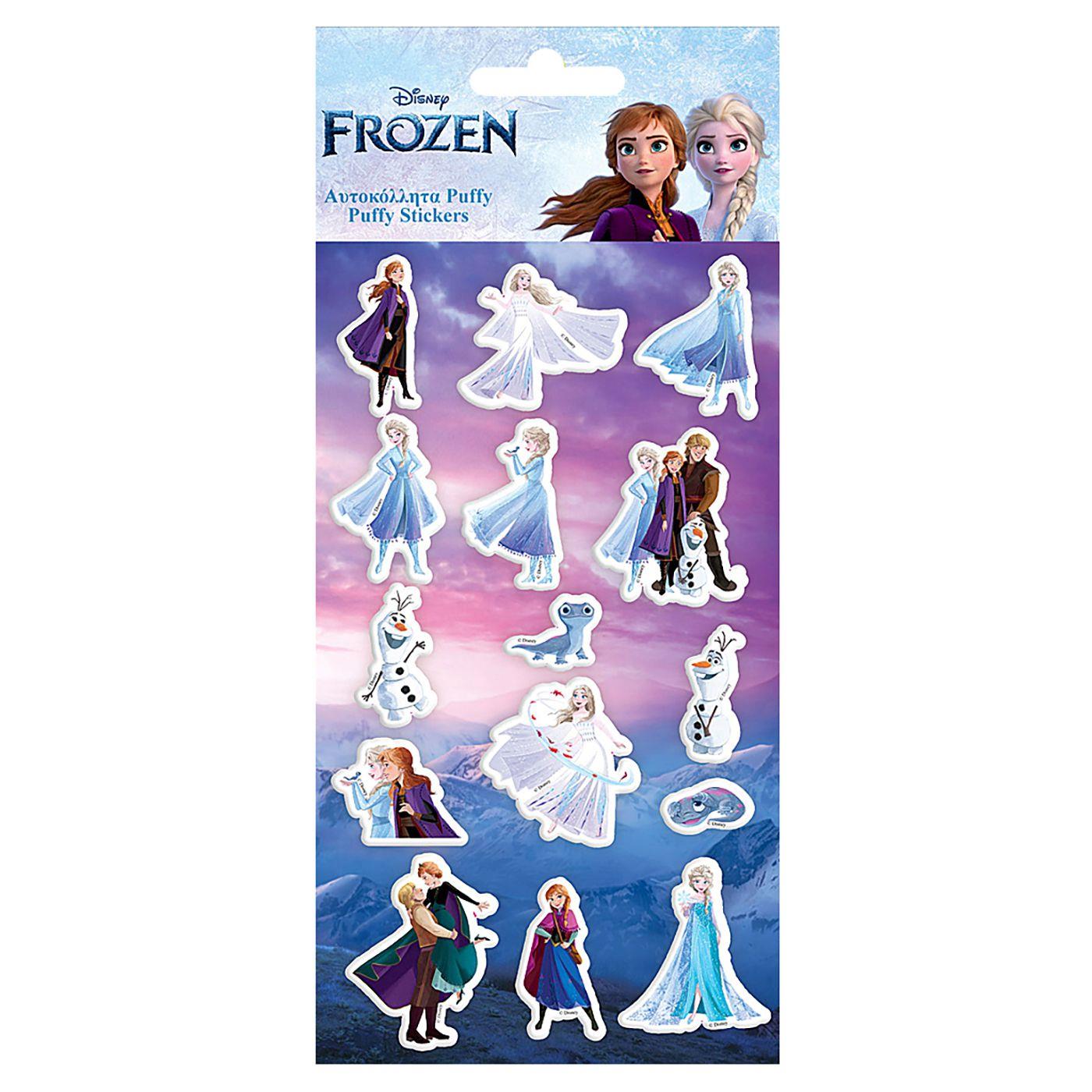 Αυτοκόλλητα Puffy Disney Frozen 2 10x22 εκ.