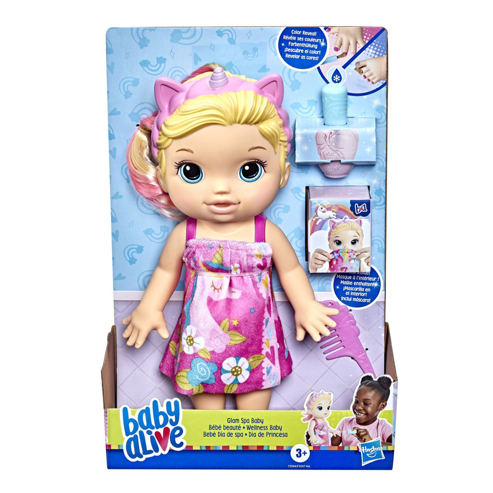 Baby Alive Glam Spa Baby Blonde (F3564)