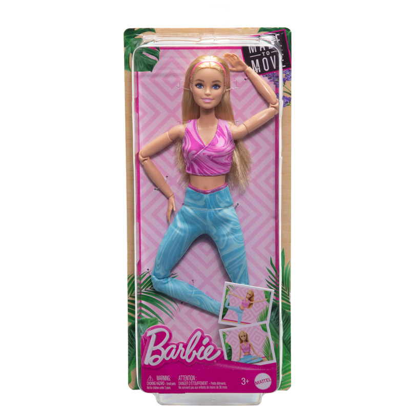 Barbie Νέες Αμέτρητες Κινήσεις Ξανθιά (HRH27)