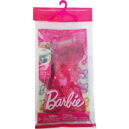 Barbie Βραδινά Σύνολα Φουστάνι Καρδιές (GWD96/HRH36)