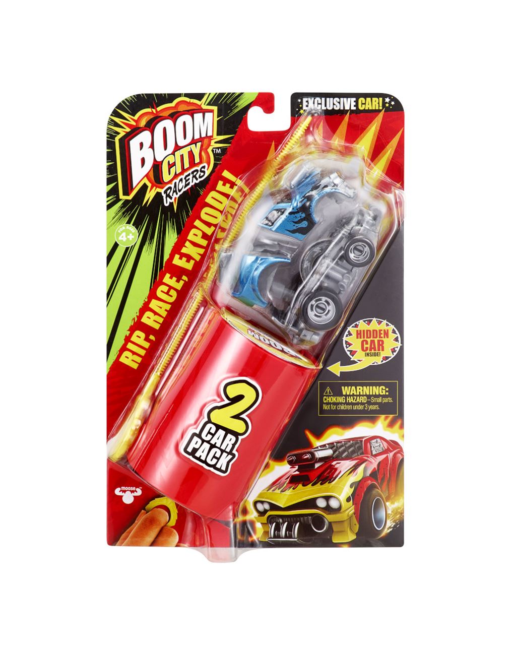 Boom City Racers S1 Double Pack (2x Οχήματα, 1x Εκτοξευτής)α.