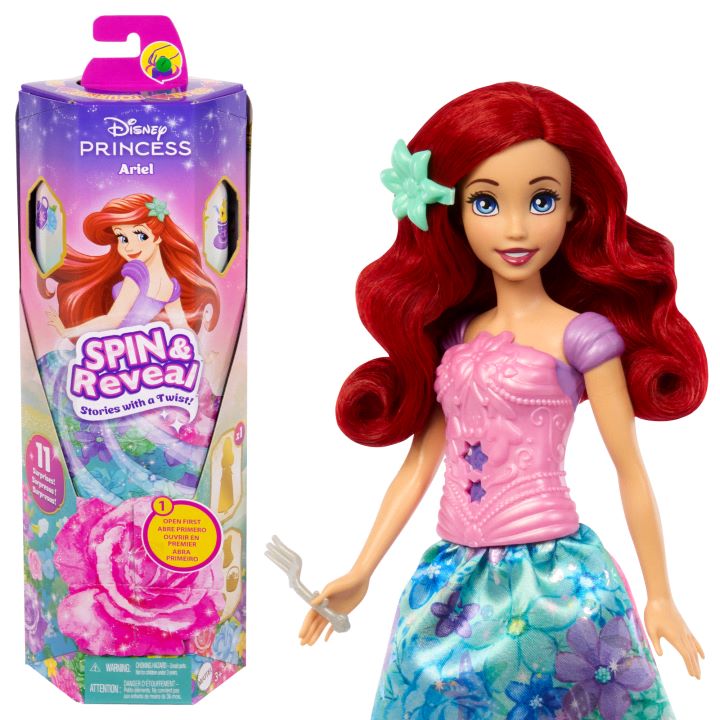 Disney Princess - Spin & Reaveal Ariel Doll (HTV88)