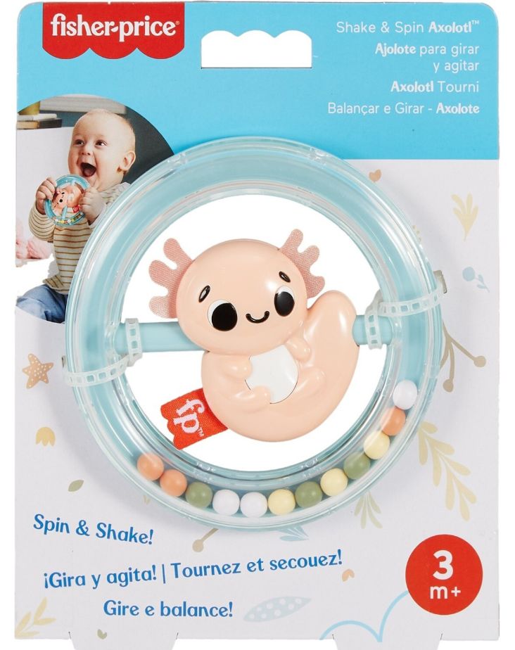 Fisher Price Ζωάκια Sensimals Shake & Spin Axolotl(HRB19-HRB21)
