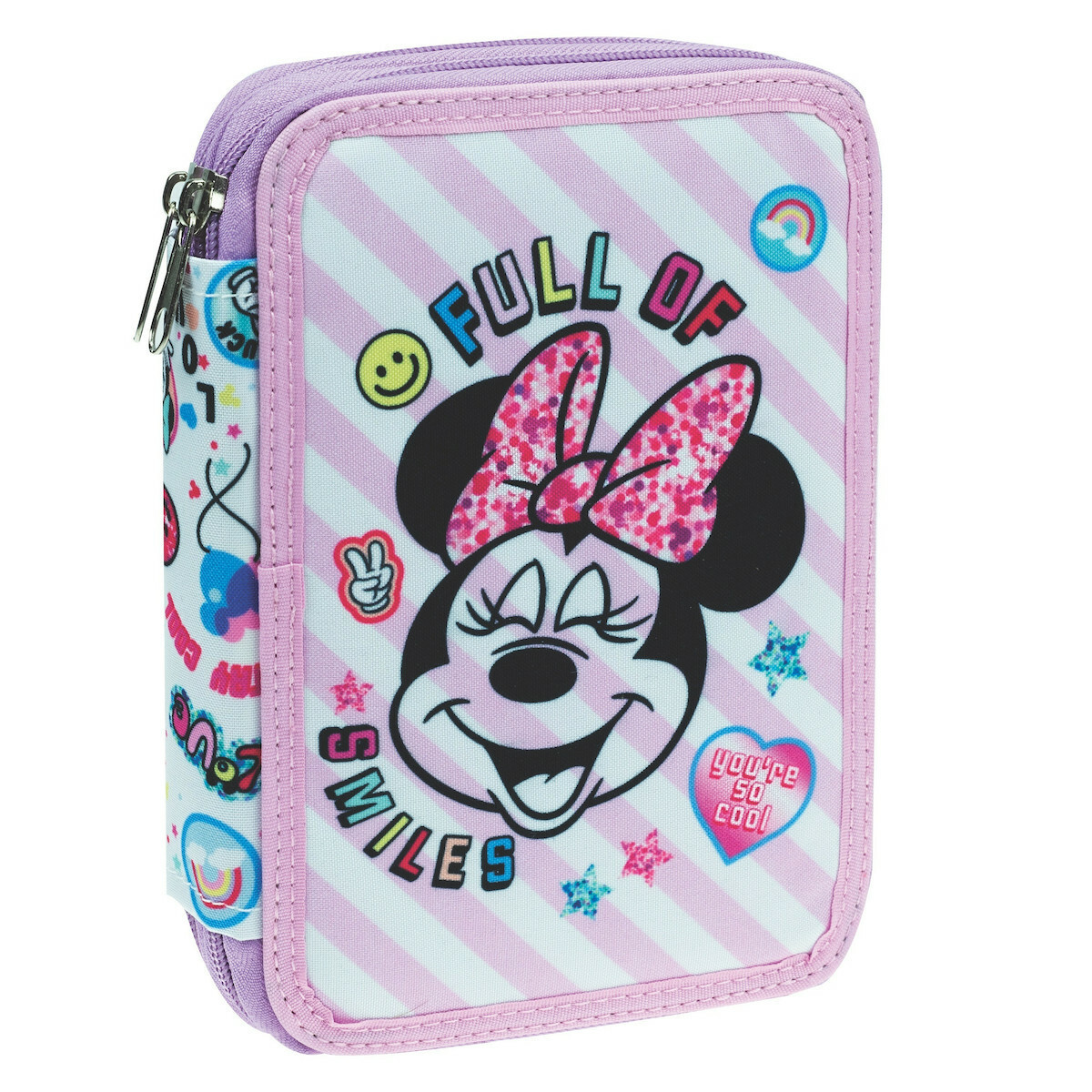 Gim Κασετίνα Διπλή Γεμάτη Minnie Go Lucky (340-41100)