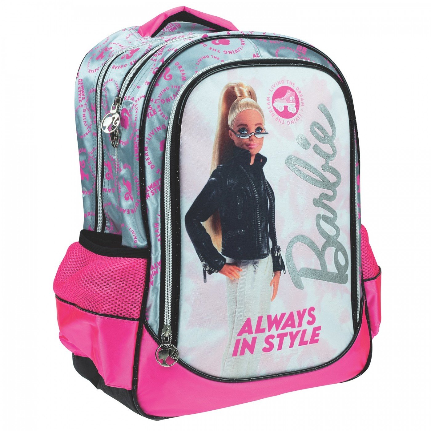 Gim Τσάντα Δημοτικού Οβάλ Barbie Trend Flash (349-71031)