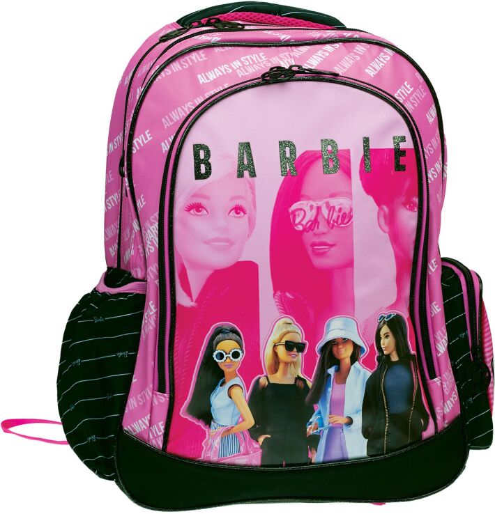 Gim Τσάντα Πλάτης Δημοτικού Barbie Out Of The Box + Δώρο Barbie Μίνι Φιγούρα (349-79031)