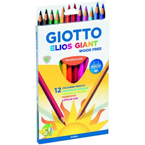 Giotto Elios Giant Ξυλομπογιές Blister 12τμχ (000221500)