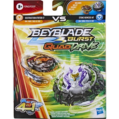 Hasbro Beyblade Burst Quad Drive - Berserk Linwyrm L7 Wrath Farnir F7 (F3337/F3964)