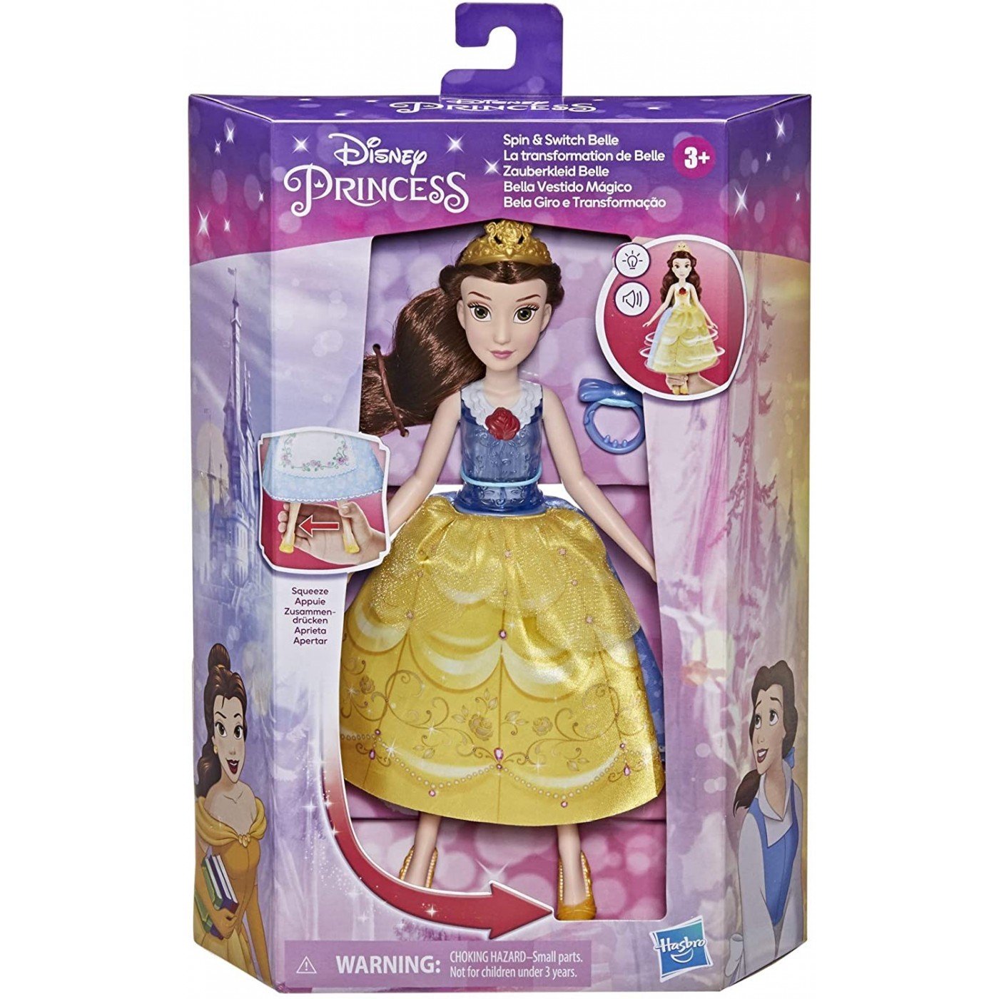 Hasbro Disney Princess Spin And Switch Belle (F1540)