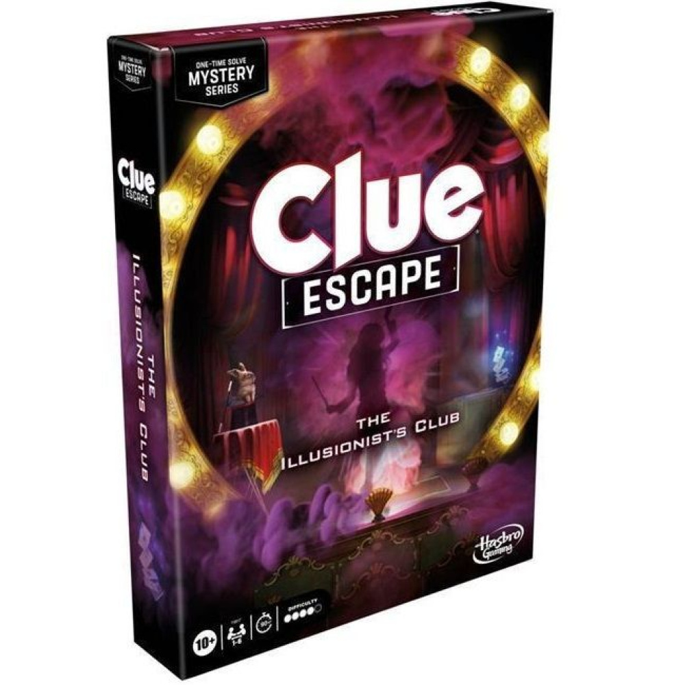 Hasbro Επιτραπέζιο Cluedo Escape The Illusionists Club (F8817)