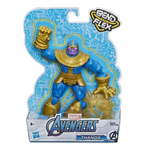Hasbro Marvel Avengers Bend & Flex Φιγούρα Δράσης 15εκ. - Thanos (E7377/E8344)