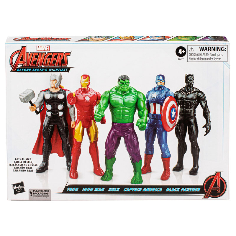 Hasbro Marvel Avengers: Beyond Earth\'s Mightiest Action Figure Multipack 60th Anniversary 15cm (F8677)