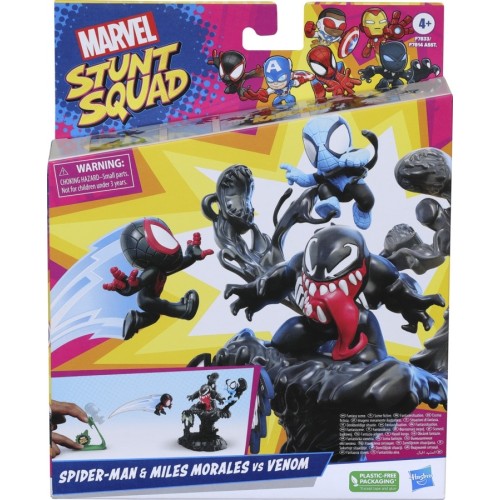 Hasbro Marvel Stunt Squad – Spiderman & Miles Morales vs Venom (F7814/F7833)