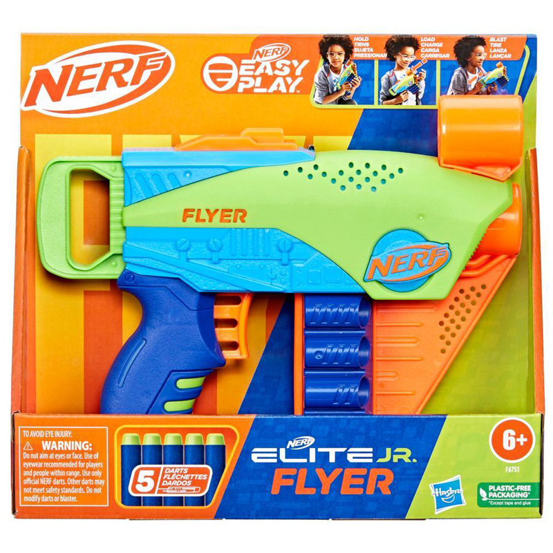 Hasbro Nerf Εκτοξευτής Elite Junior Flyer (F6751)