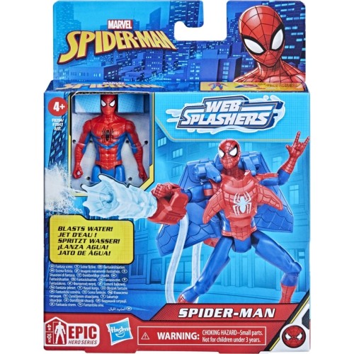Hasbro Spider-Man Φιγούρα 10 εκ. Deluxe Water Webs Classic Spiderman (F8294)