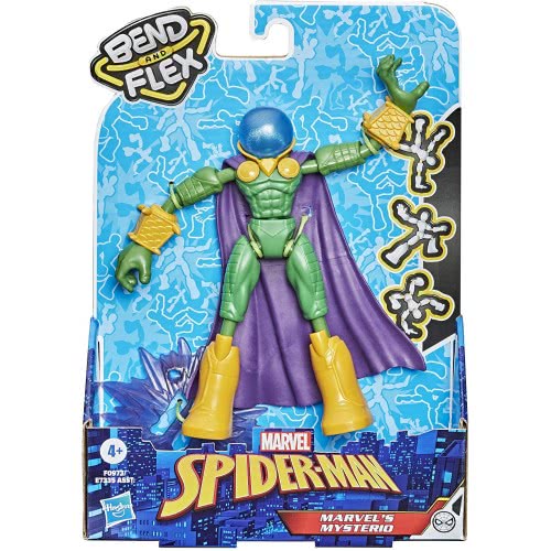 Hasbro Spiderman Bend & Flex: Φιγούρα 15εκ Mysterio (E7335/F0973)