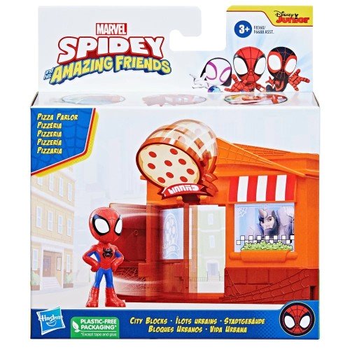 Hasbro Spidey and His Amazing Friends: City Blocks Pizza Spidey (F6688/F8360)