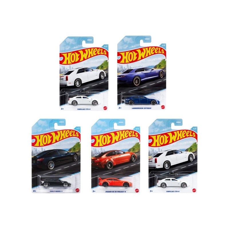 Hot Wheels Αυτοκινητακια - Αυτοκινητοβιομηχανιες - Luxury Sedans (HFW37)