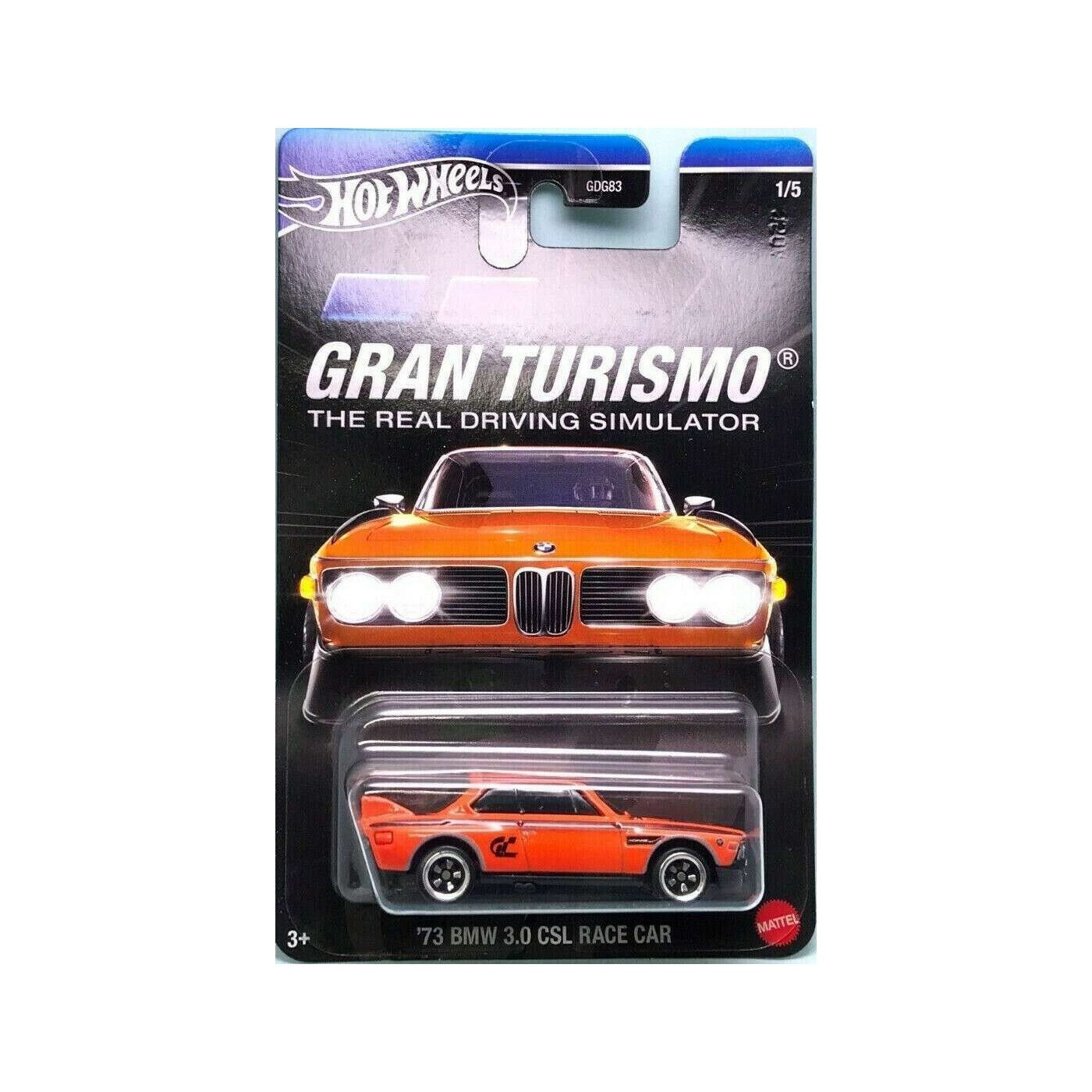 Hot Wheels Gran Turismo 1 73 BMW 3.0 CSL Race Car (HWR61/HRV63)