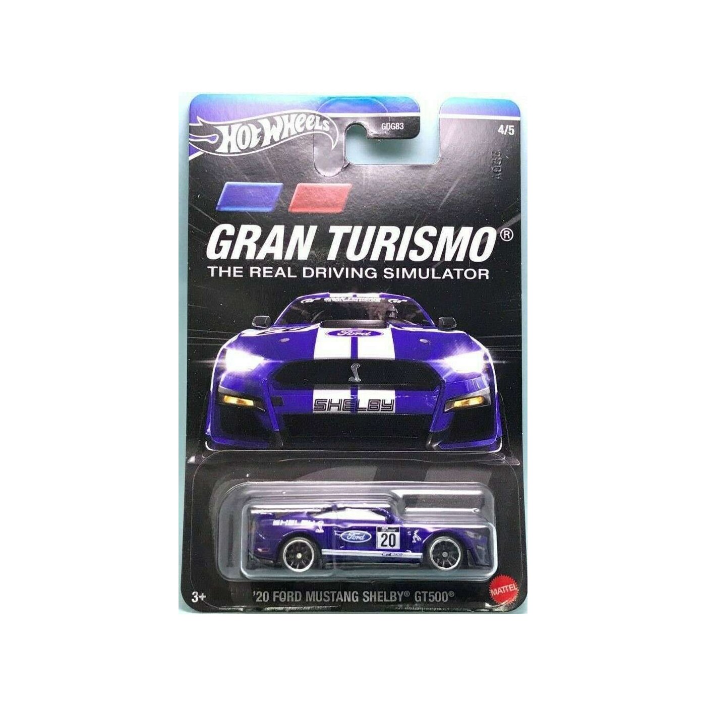 Hot Wheels Gran Turismo 20 Ford Mustang Shelby GT500 (HWR61/HRV66)