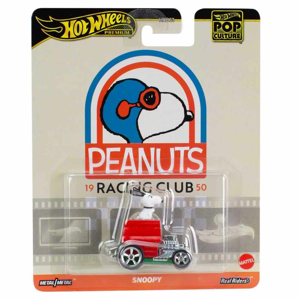 Hot Wheels Premium Pop Culture Peanuts 1950 Racing Club Snoopy (HXD63/HVJ42)