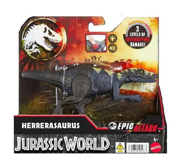 Jurassic World Epic Attack Herrerasaurus (HTP66)