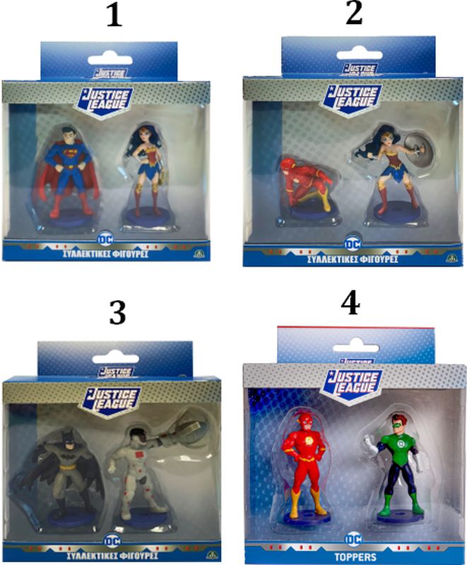 Justice League Φιγούρες 2 Pack (12 Σχέδια)