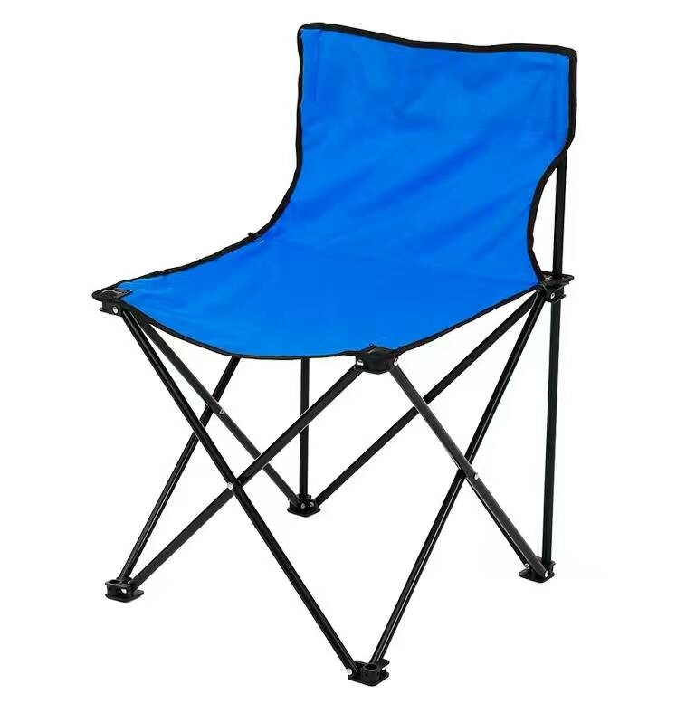 Καρέκλα Camping Πτυσσόμενη Μεταλλική Σε 4 Χρώμτα 44x44x30cm