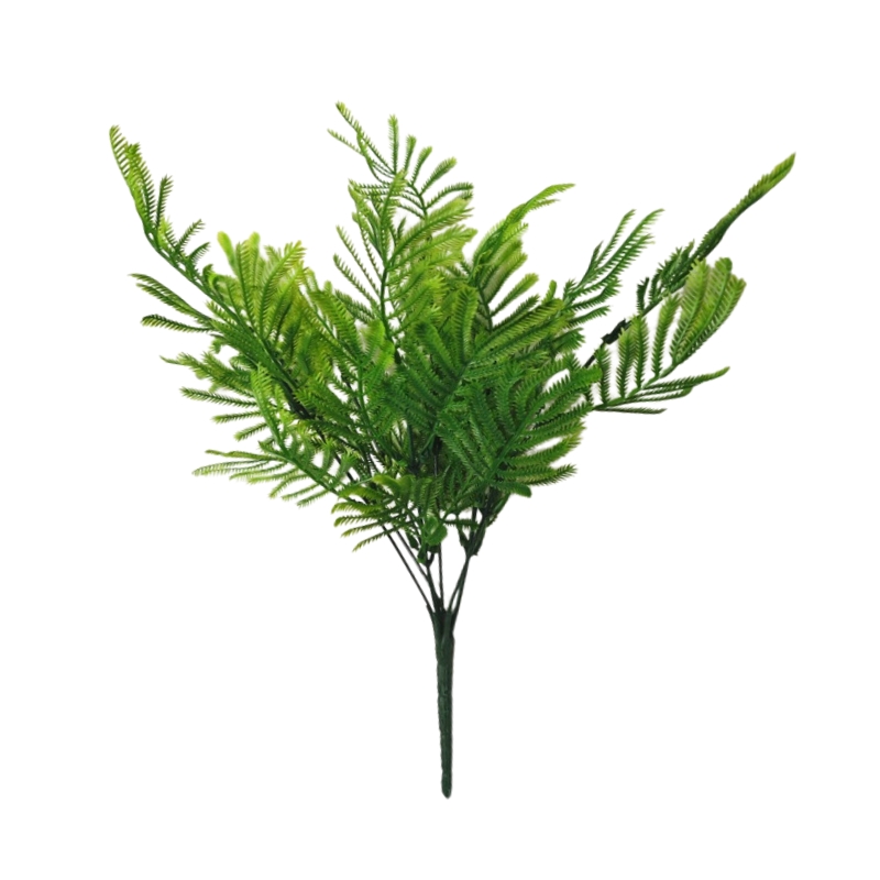 Κλαδί Διακοσμητικό Πράσινα Φύλλα 35cm