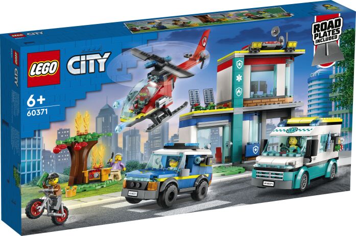 Lego City Emergency Vehicles HQ (60371)