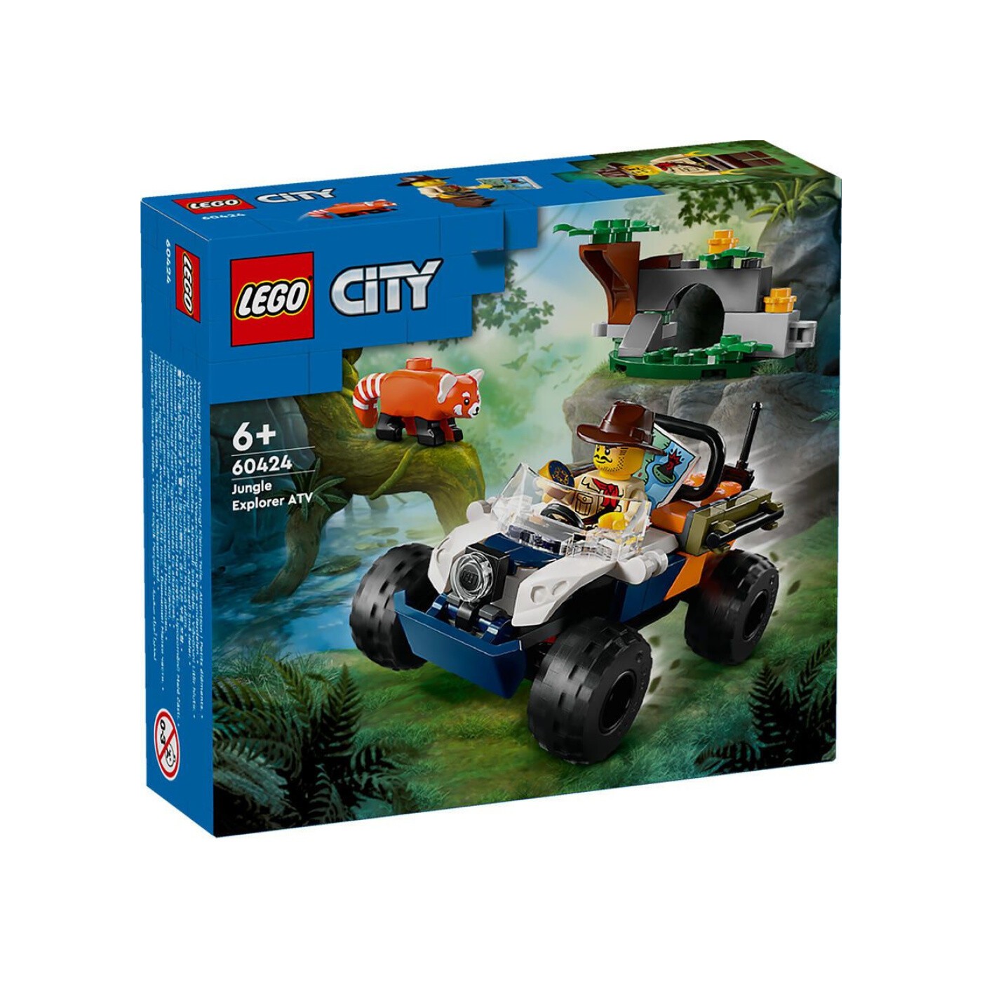 Lego City Jungle Explorer Atv Red Panda Mission (60424)