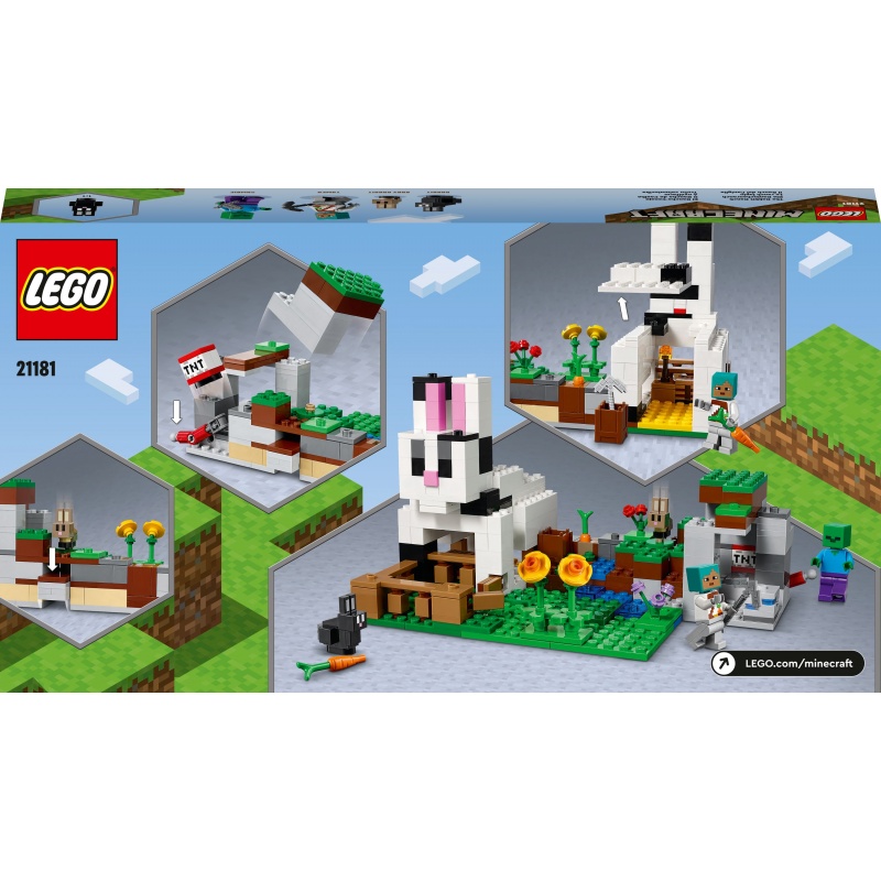Lego Minecraft Το Ράντσο Των Κουνελιών (21181)