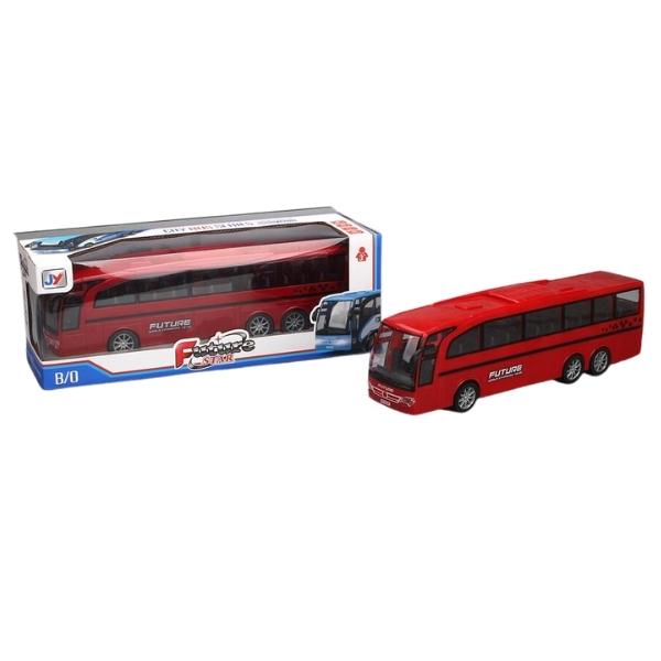 Λεωφορείο Κόκκινο Με Μουσική Και Φως  35x11x12,5cm