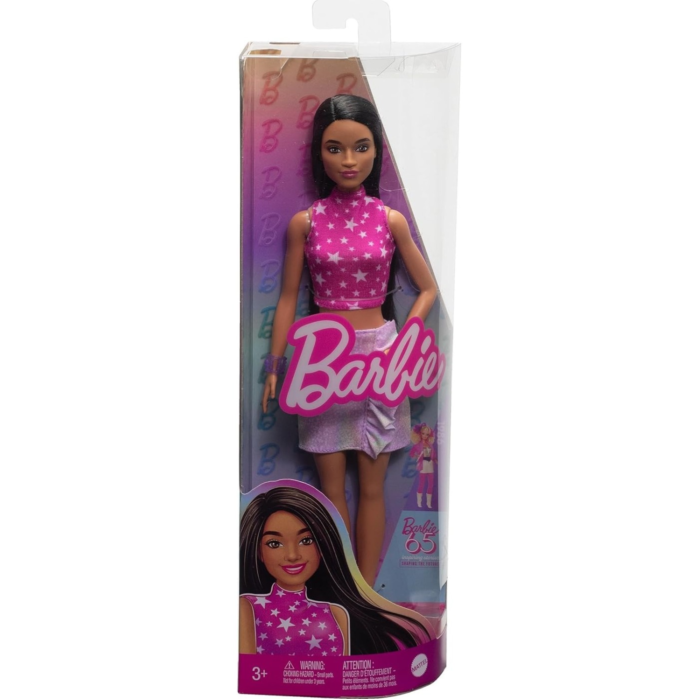 Mattel Barbie Fashionistas - Κούκλα Fashionista Rock Pink And Metallic (FBR37/HRH13)