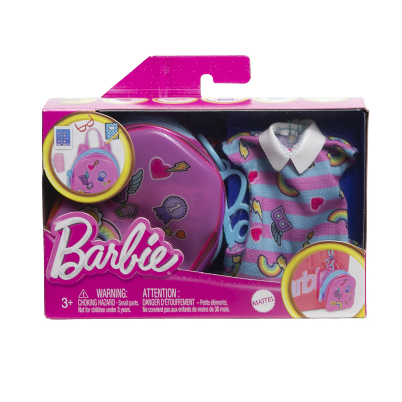Mattel Barbie® Fashions Τσαντάκι & Μόδες Βραδινό Φόρεμα (HJT42/HJT44)