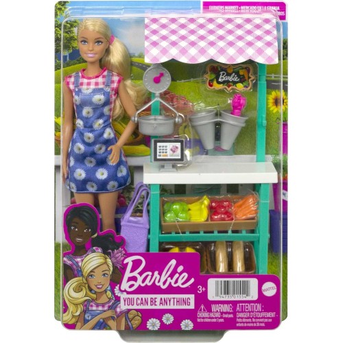 Mattel Barbie Κούκλα Οπωροπώλης (HCN22)