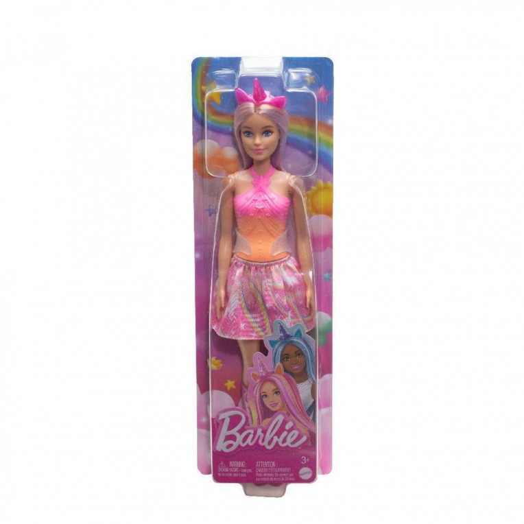 Mattel Barbie Κούκλα Πριγκίπισσα Μονόκερος (HRR13)