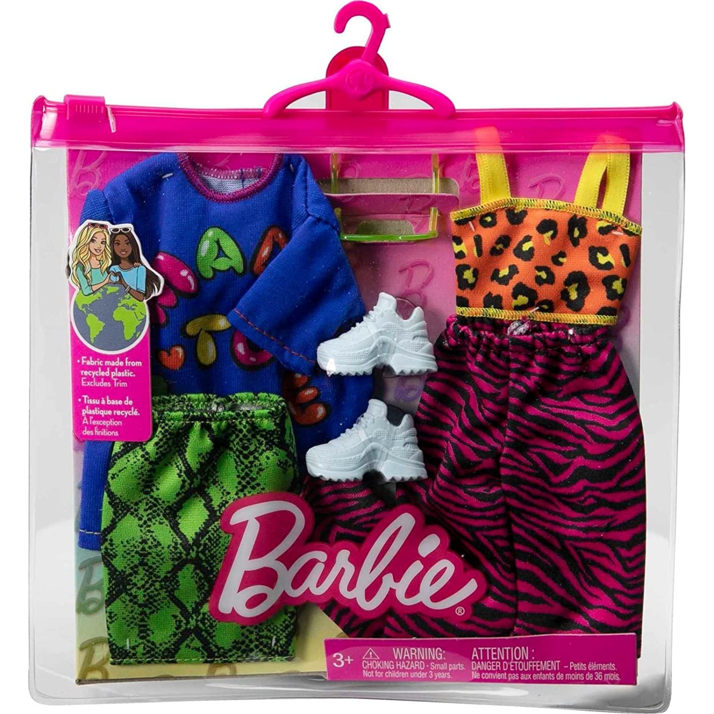 Mattel Barbie Μόδες - Σετ Των 2 Έντονα Χρώματα (GWF04/HJT36)