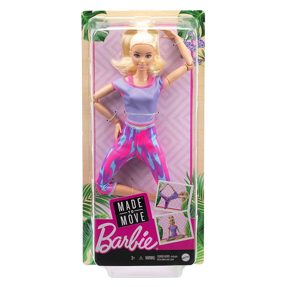 Mattel Barbie Νέες Αμέτρητες Κινήσεις – Κούκλα Με Ξανθά Μαλλιά (FTG80/GXF04)